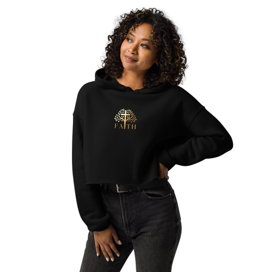 Faith - Crop Hoodie